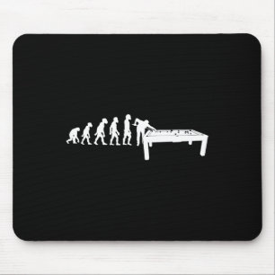 Grappige Menselijke Biljart Evolutie 8 LL Pool Cue Muismat