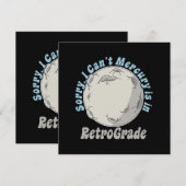 Grappige Mercurius Retrograde (Voorkant / Achterkant)
