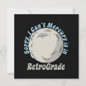 Grappige Mercurius Retrograde (Achterkant)