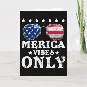 Grappige Merica Sfeer Alleen Amerikaanse Vlag Zonn Kaart