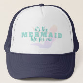 Grappige Mermaid Quote Trucker Hoed Pet (Voorkant)