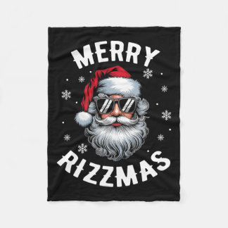 Grappige Merry Rizzmas Sigmas Kinder Tiener School Fleece Deken