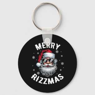 Grappige Merry Rizzmas Sigmas Kinder Tiener School Sleutelhanger