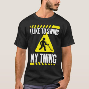 Grappige metaaldetector het ontdekken t-shirt