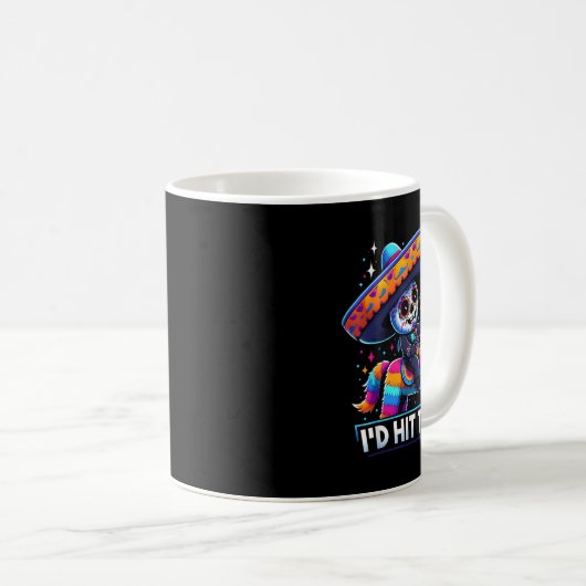 Grappige Mexicaanse partij Pinatas heeft die Cinco Koffiemok (Voorkant rechts)