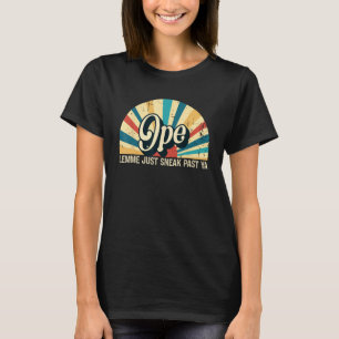 Grappige Midwest Open gaat net voorbij Yan N sluip T-shirt