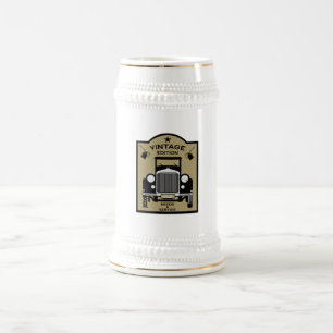 Grappige mijlpaal verjaardag boven de heuvel bierpul