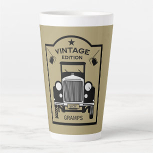 Grappige mijlpaal verjaardag boven de heuvel latte mok