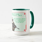 Grappige Militaire Kerstmis/Santa mok (Voorkant rechts)