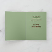 Grappige militaire verjaardag Knock Knock Joke Kaart (Binnen)