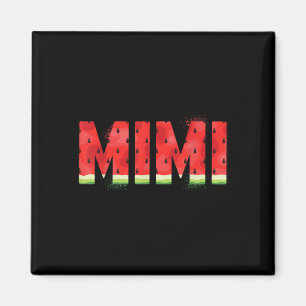 Grappige Mimi Watermeloen Zomer Fruit Familie Matc Magneet
