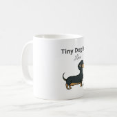 Grappige Mini Dachshund Moeder Mok Geschenk (Voorkant links)