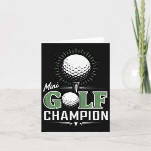 Grappige Mini Golf Miniatuur Golfen Champion Golfe Kaart