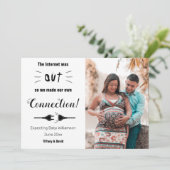 Grappige Minimalistische Verbindingen Maken Zwange Aankondiging (Staand voorkant)