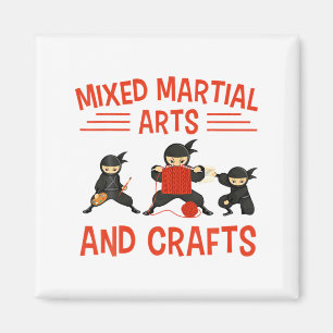Grappige Mixed Martial Arts En Ambachten Karate Ni Magneet