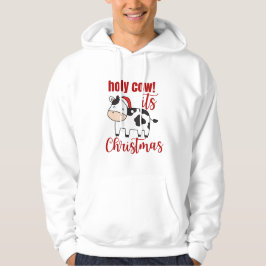 Grappige Moderne Kerstmis Minimalist Trendy Stijlv Hoodie