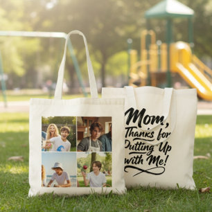 Grappige Moeder Bedankt Omdat Je Me Hebt Getoleree Tote Bag