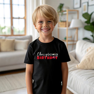 Grappige moeder kersen vibe slogan verjaardag t-shirt
