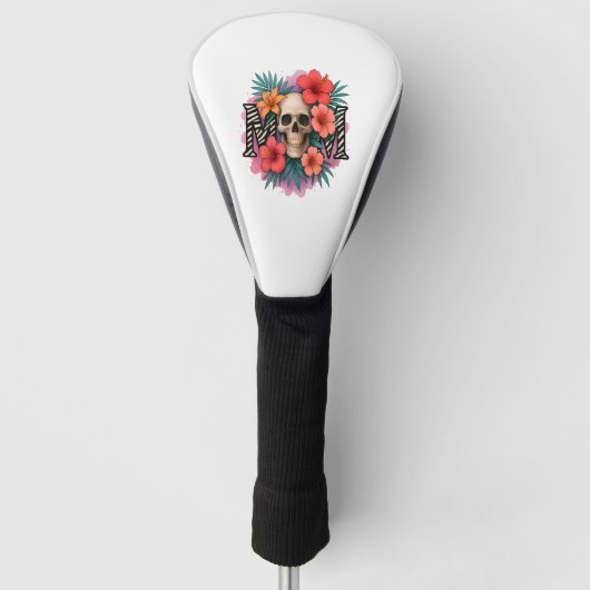 Grappige Moeder Schedel Golfheadcover (Voorkant)