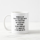 Grappige Moeder-Schoonmoeder Cadeau Mok (Links)