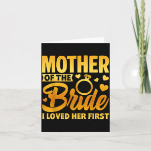 Grappige moeder van de bruid moederliefde bruiloft kaart