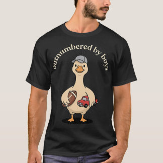 Grappige moeder van jongens die in de meerderheid t-shirt