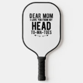 grappige moederdag cadeau voor moeder pickleball paddle (Voorkant)