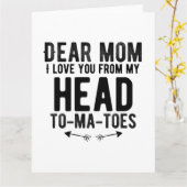 grappige moederdag cadeaus voor moeder mama kaart (Gele Bloem)