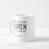 Grappige Moederdag Gift Mam Verjaardag Koffie Mok (Voorkant links)