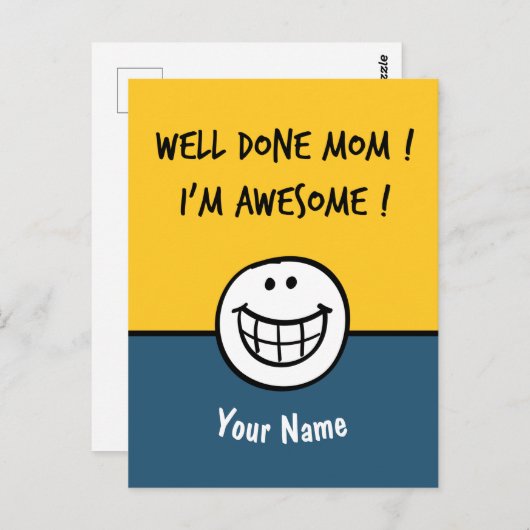 Grappige Moederdag kaarten Mama (Voorkant / Achterkant)