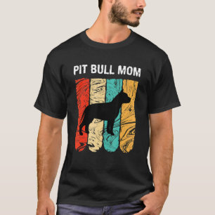 Grappige Moederdag Voor Hondenmoeder Pit Bull Moed T-shirt