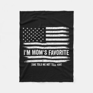 Grappige Moeders Favoriete Kind Zoon Dochter Ik be Fleece Deken