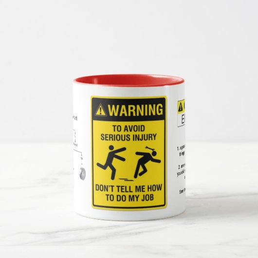 Grappige mok voor een Engineer (Midden)