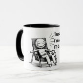Grappige mok voor een IT man (Voorkant links)