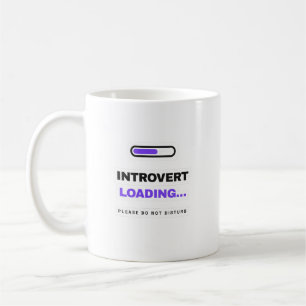 Grappige mok voor introverte