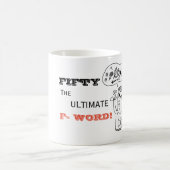 Grappige mok voor je 50e verjaardag Vijftig Het ul (Center)