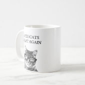 Grappige mok voor kattenliefhebber | Maak katten w (Voorkant links)