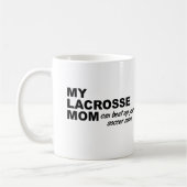Grappige mok voor lacrossemoeder (Links)