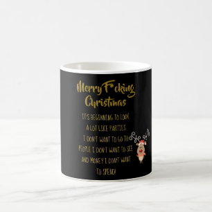 Grappige mok voor mensen die van Kerstmis Houden -