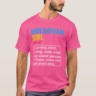 Grappige Moldavische nationalistische nationalisme T-shirt