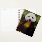 Grappige Mona Lisa Maltese hond Planner (Display)