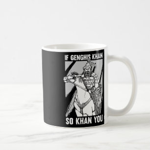 Grappige Mongoolse Geschiedenisgrap en Genghis Kha Koffiemok