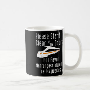 Grappige Monorail Gelieve Op Een Veilige Afstand V Koffiemok