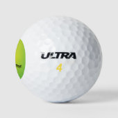 Grappige Monster Eye Emoji Golfballen (Logo)