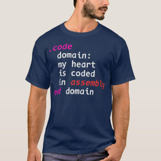 Grappige montage taal codering software t-shirt