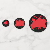 Grappige moord Mysterie Halloween Party bloed Confetti (Voorkanten)