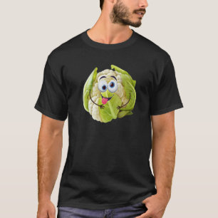 Grappige Mop Bloemkool Ontwerpen Groenteliefhebber T-shirt