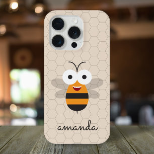 Grappige Mopshond Cartoon Bij Bijenkorf iPhone 15 Pro Hoesje