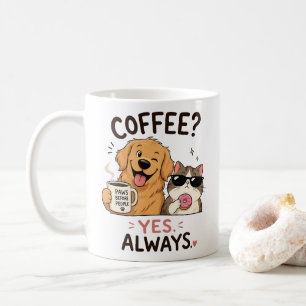 Grappige Mopshonden Koffie Liefhebbers Mok – Grapp
