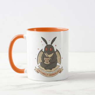 Grappige Mothman Mok – Emotionele Ondersteuning Cr